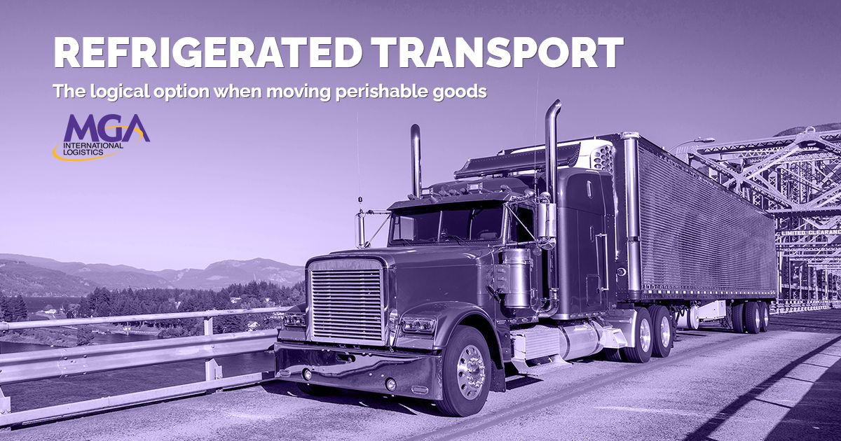 Refrigerated trucking services