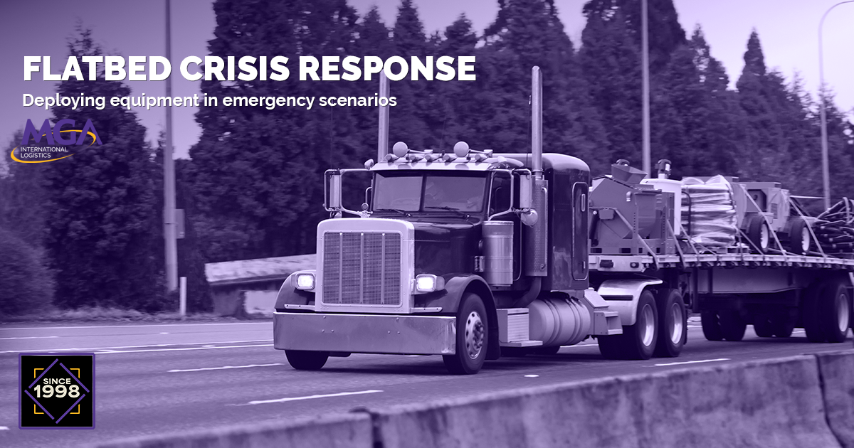 FLATBED CRISIS RESPONSE: Deploying equipment in emergency scenarios