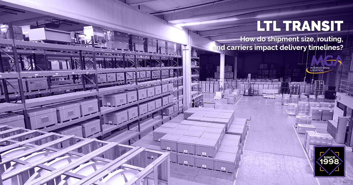 LTL Transit How do shipment size, routing, and carriers impact delivery timelines?
