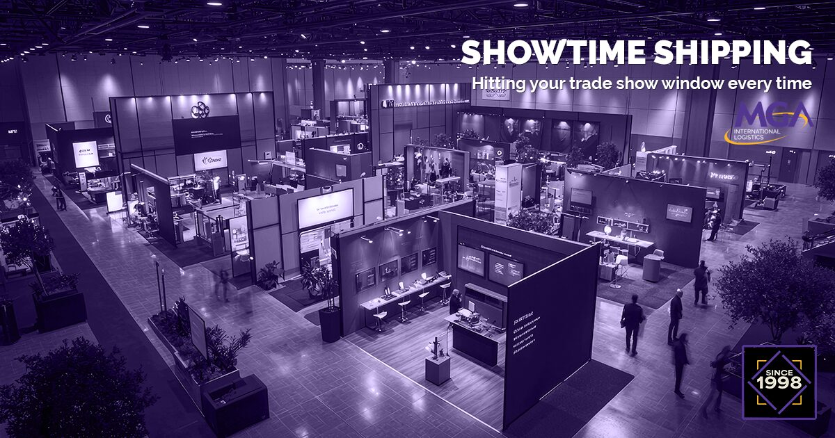 SHOWTIME SHIPPING Hitting your trade show window every time
